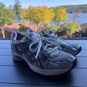 Asics Womens Gel Enhance Ultra T05CQ Gray Running Shoes Sneakers Size 9